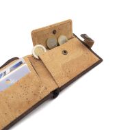 Portfel CLASSIC męski korkowy BRĄZ 11p - 6