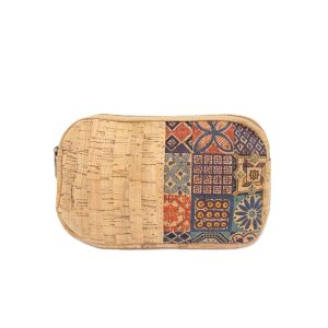 Kosmetyczka portmonetka FOLK korkowa 16 cm Azzucolore