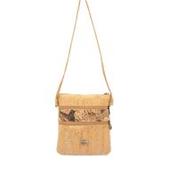 Listonoszka crossbody MARMORE korkowa 4p - 3