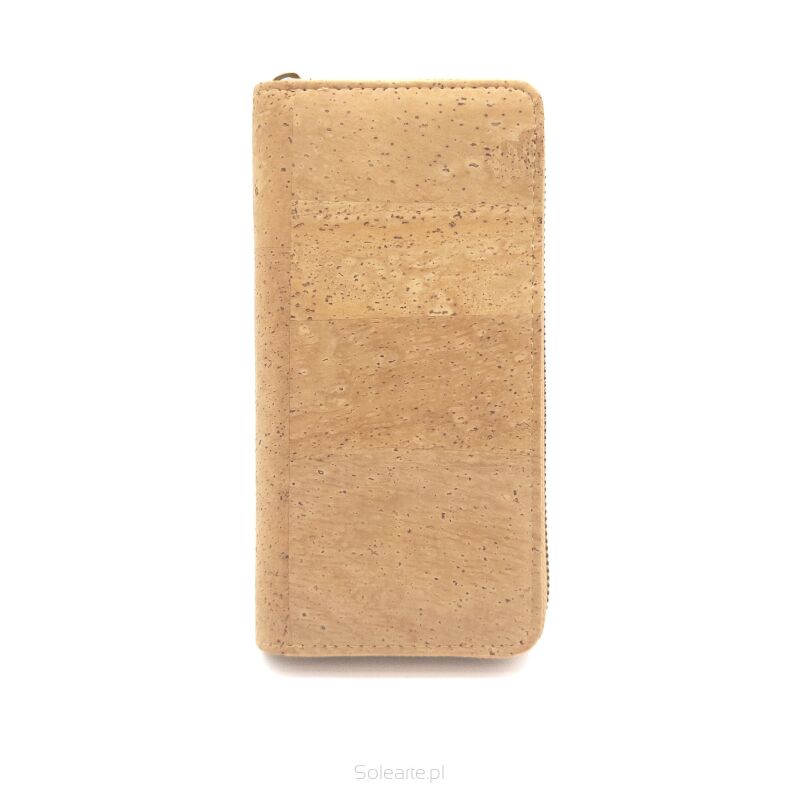 Portfel z paskiem CLASSIC damski korkowy 14p