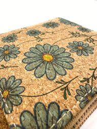 Listonoszka crossbody z paskiem FLORES korkowa 8p - 5