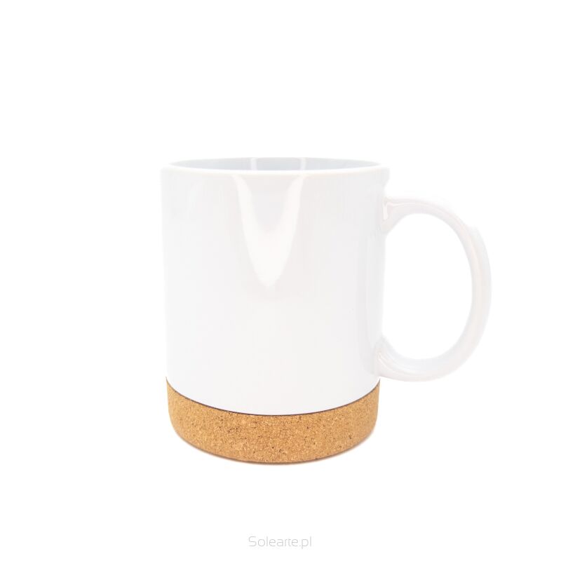 Kubek ceramiczny na korkowym spodzie