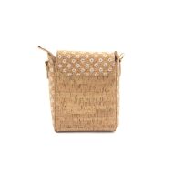Listonoszka crossbody z paskiem MARGARIDA korkowa 3p - 3