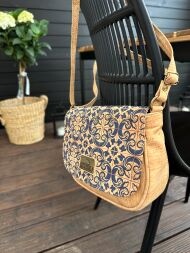 Listonoszka crossbody FOLK korkowa 3p - 3