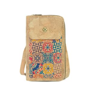Listonoszka crossbody z paskiem FOLK korkowa 8p