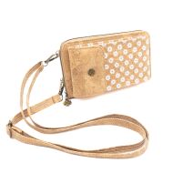 Listonoszka crossbody z paskiem MARGARIDA korkowa 8p - 4
