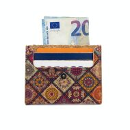 Portfel FOLK CUADRADO slim FIT korkowy 7p - 4