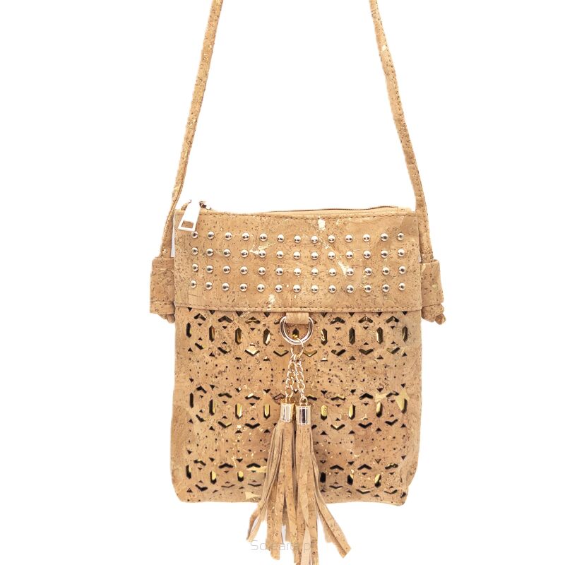 Listonoszka crossbody ORO korkowa 4p