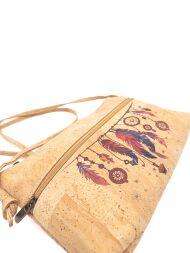 Listonoszka crossbody FOLK korkowa 4p - 2