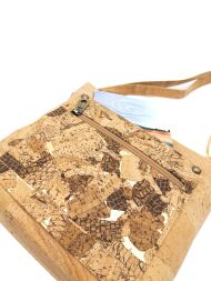 Listonoszka crossbody MARMORE korkowa 6p - 5