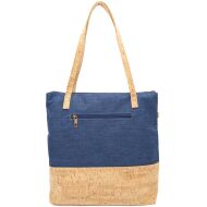 Torba shopperka COLORE korkowa 5p - 2