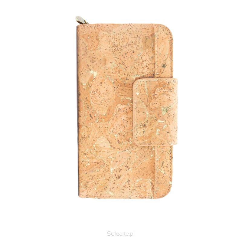 Portfel ORO damski korkowy 19p