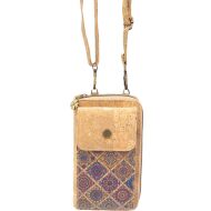 Listonoszka crossbody z paskiem FOLK korkowa 8p - 3