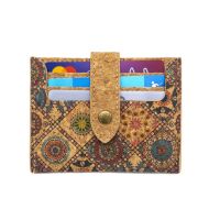 Portfel FOLK CUADRADO slim FIT korkowy 7p - 4