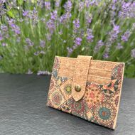 Portfel FOLK slim FIT korkowy 7p - 7