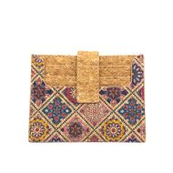 Portfel FOLK CUADRADO slim FIT korkowy 7p - 5