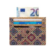 Portfel FOLK CUADRADO slim FIT korkowy 7p - 4