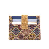 Portfel FOLK CUADRADO slim FIT korkowy 7p - 6