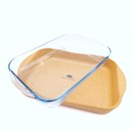 Naczynie żaroodporne z podstawką korkową 42 cm - 2