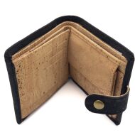 Portfel CLASSIC męski korkowy CZERŃ 11p - 3