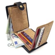 Portfel CLASSIC męski korkowy CZERŃ 11p - 2