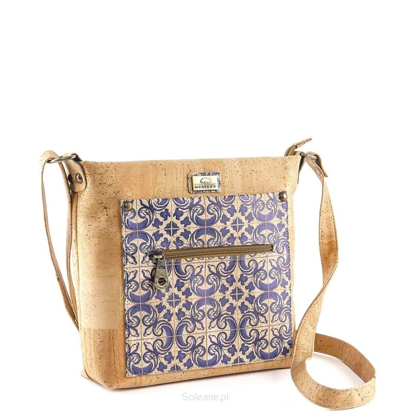 Listonoszka crossbody FOLK korkowa 6p