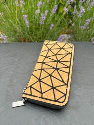 Portfel  z paskiem MODERN damski korkowy 14p - 3