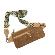 Listonoszka crossbody z paskiem CLASSIC korkowa 3p - 5