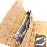 Portfel CONFETTI damski korkowy 21p - 7