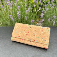 Portfel CONFETTI damski korkowy 21p - 6