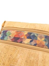 Listonoszka crossbody COLORE korkowa 4p - 4