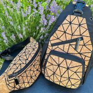 Plecak listonoszka crossbody MODERN korkowa 5p - 5