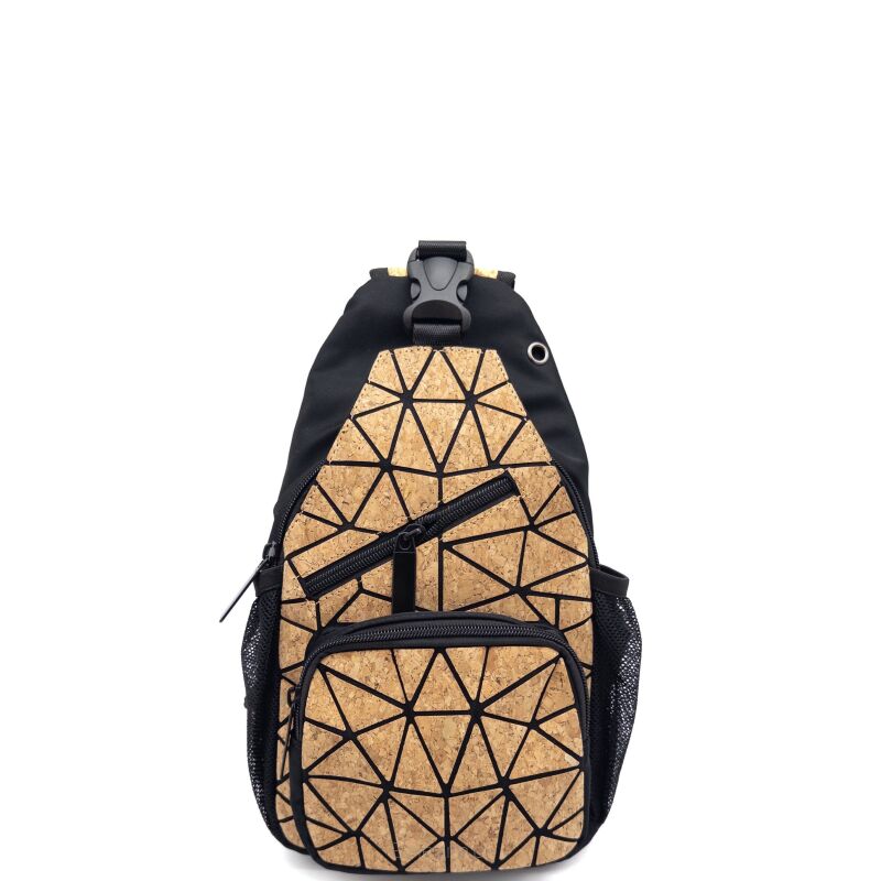 Plecak listonoszka crossbody MODERN korkowa 5p
