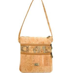 Listonoszka crossbody MARMORE korkowa 4p