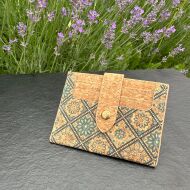 Portfel FOLK CUADRADO slim FIT korkowy 7p - 2