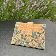 Portfel FOLK CUADRADO slim FIT korkowy 7p - 7