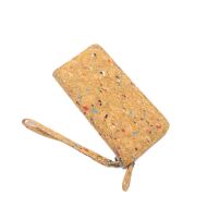 Portfel z paskiem CONFETTI damski korkowy 14p - 3