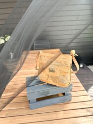 Listonoszka crossbody MARMORE korkowa 3p - 3