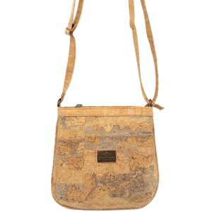 Listonoszka crossbody MARMORE korkowa 3p