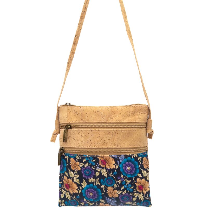 Listonoszka crossbody FLORES korkowa 3p