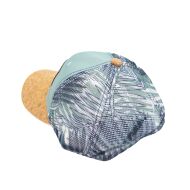 Czapka z daszkiem VENTURA korkowa zielona palma - 3