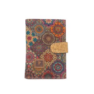 Paszportówka Portfel FOLK korkowy 6p