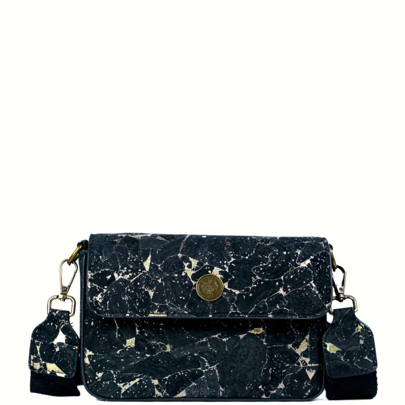 Torebka crossbody usztywniana ORO korkowa 2p
